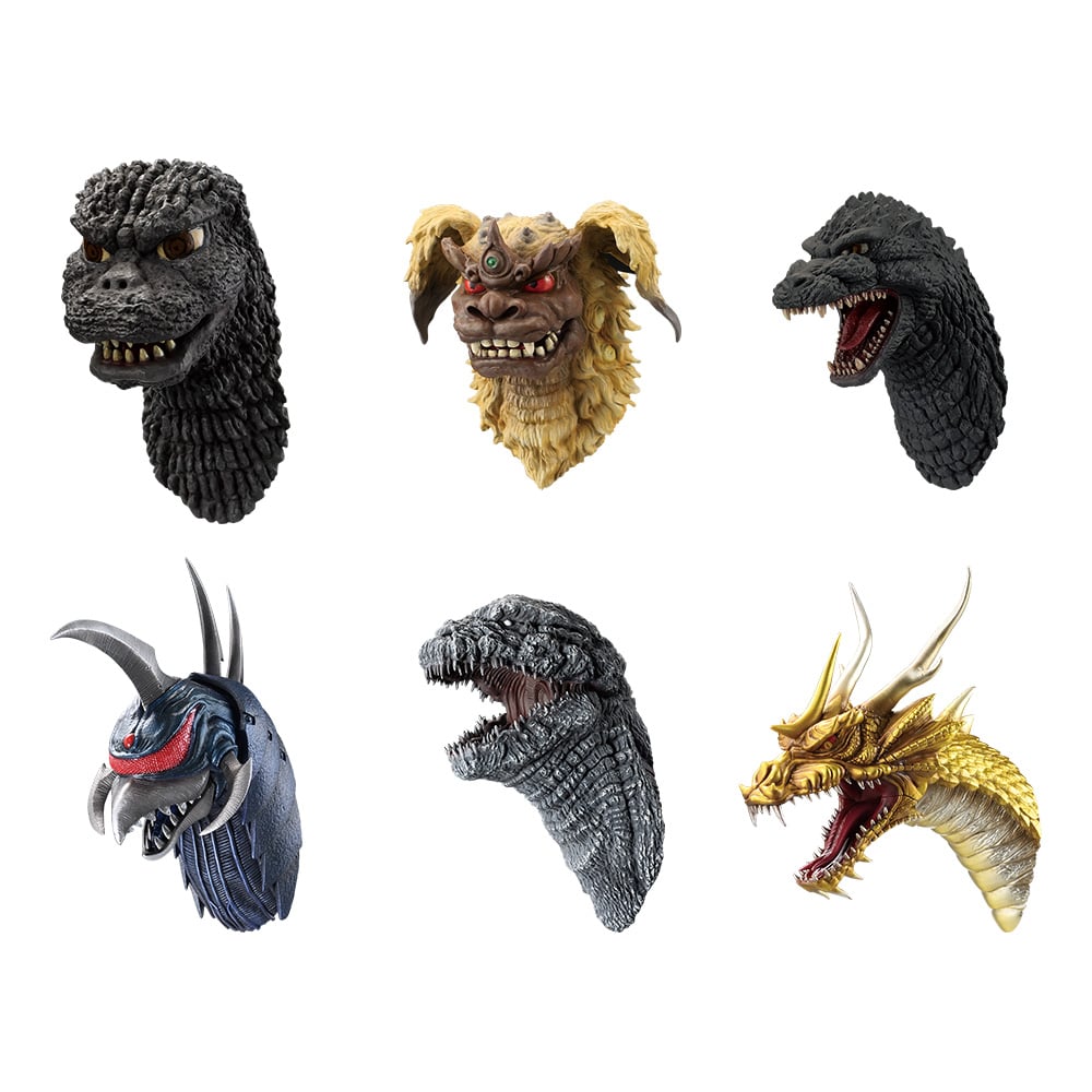 一番くじ ゴジラ 大怪獣列伝G(G賞-モンスターヘッドマグネット)