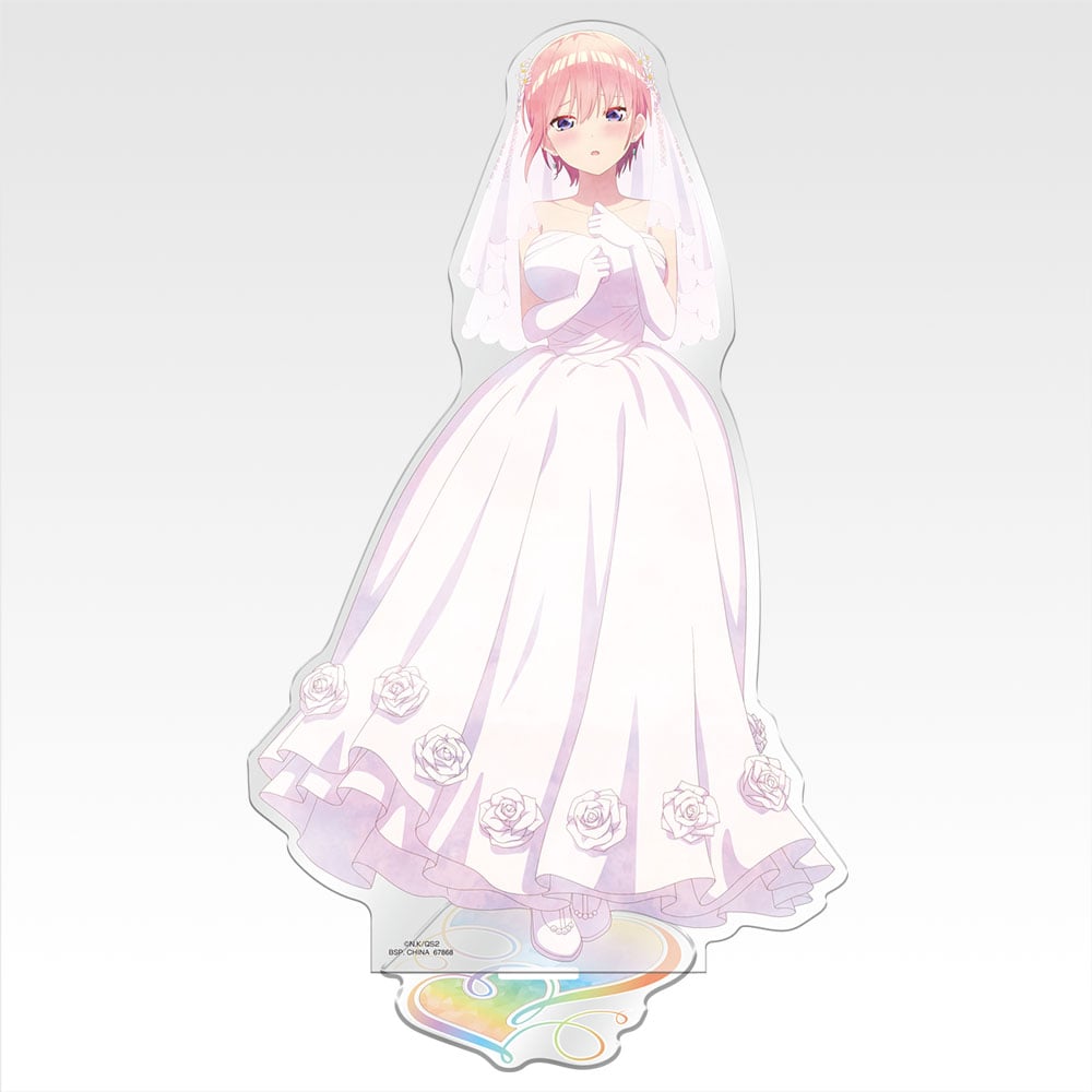 一番くじ 五等分の花嫁＊ ～五つ子より愛をこめて～(F賞-ビッグアクリルスタンド （ウェディングイラスト）)