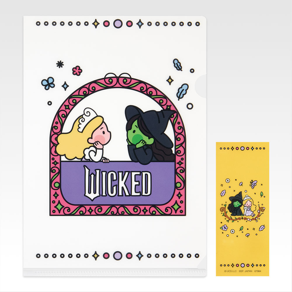 一番くじ 映画『ウィキッド 永遠の約束』(G賞-クリアファイル＆ブックマーカー)