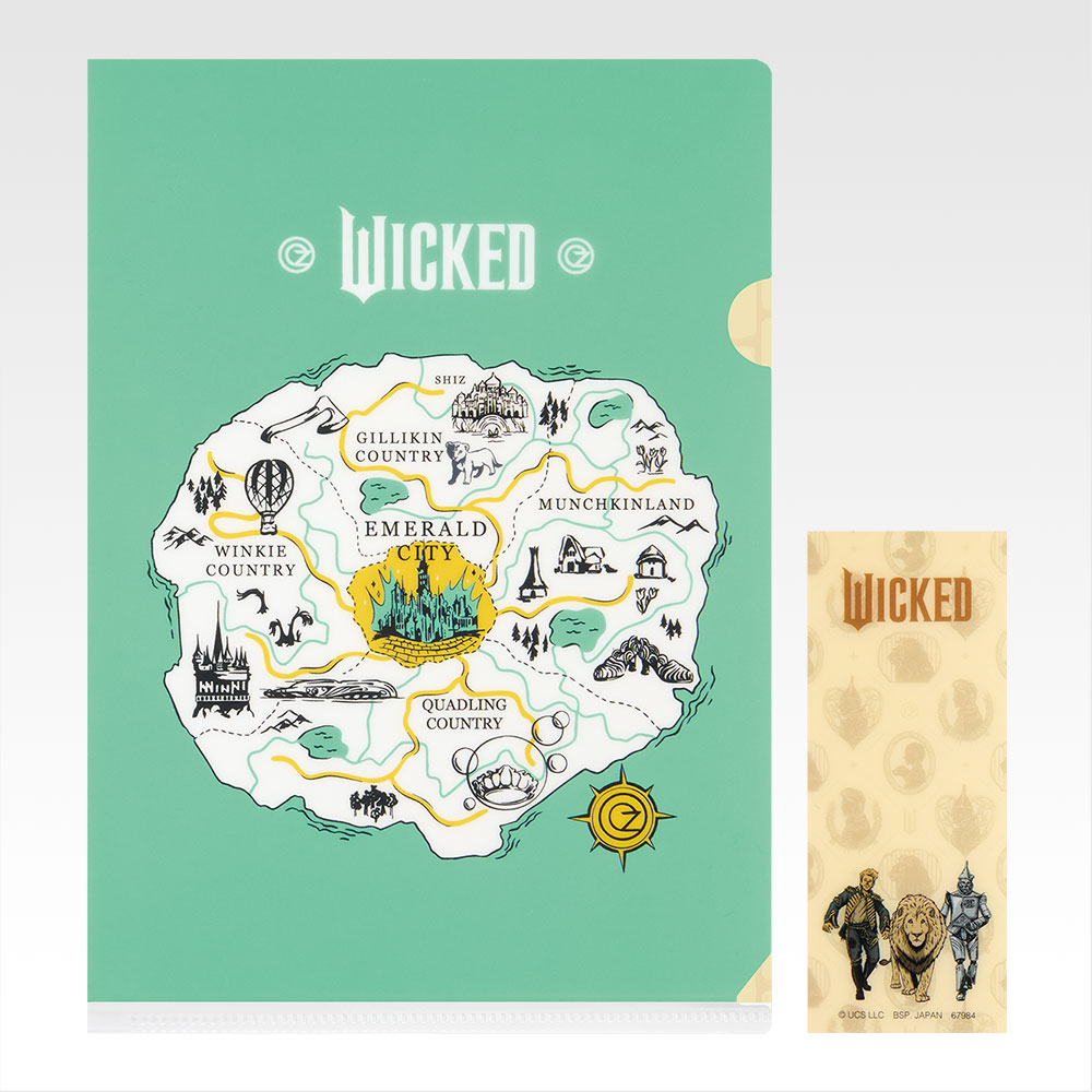 一番くじ 映画『ウィキッド 永遠の約束』(G賞-クリアファイル＆ブックマーカー)