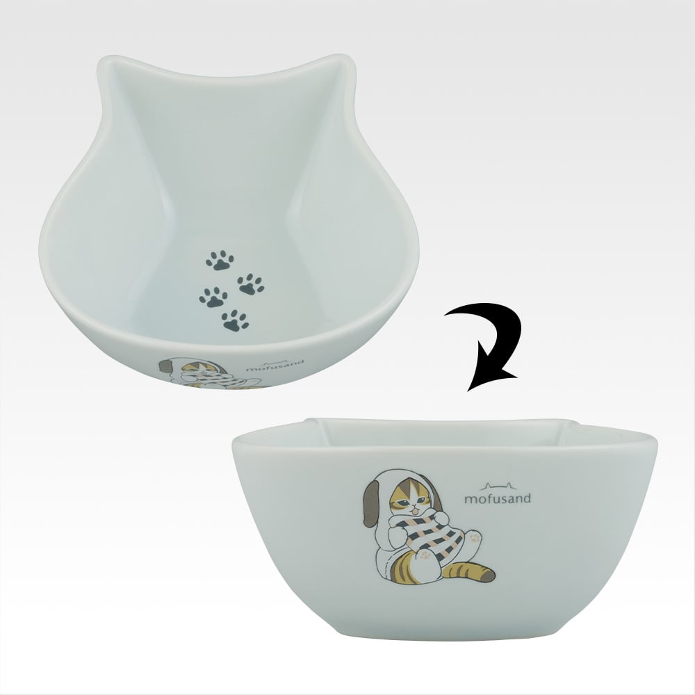 一番くじ mofusand にゃんこたちとパジャマパーティー(D賞-にゃんこ型ボウル)
