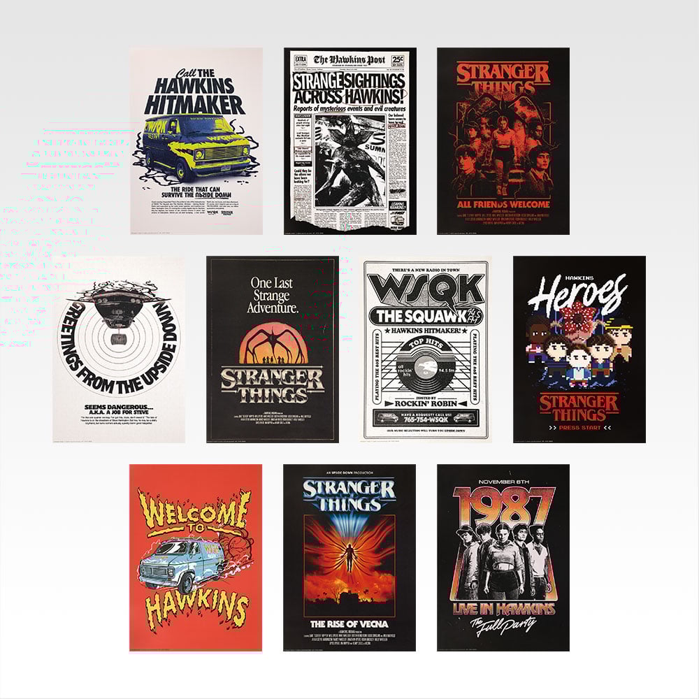 一番くじ ストレンジャー・シングス 未知の世界 Vol.2(H賞-ポスターコレクション)