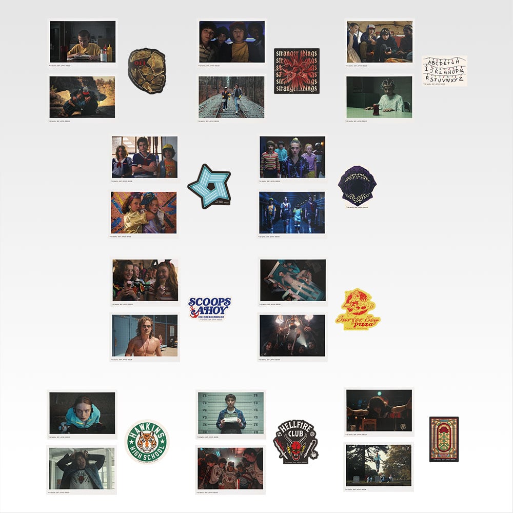 一番くじ ストレンジャー・シングス 未知の世界 Vol.2(I賞-ブロマイド＆ステッカー)