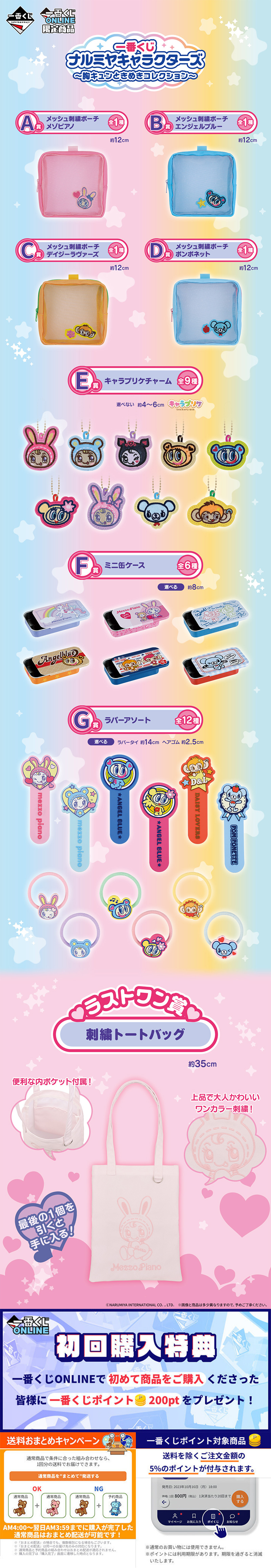 一番くじ ナルミヤキャラクターズ ～胸キュンときめきコレクション